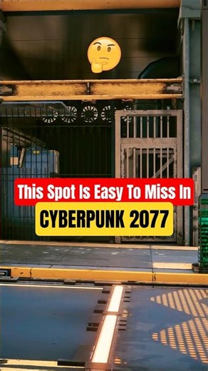 This Spot Is Easy to Miss in Cyberpunk 2077 #shorts #cyberpunk