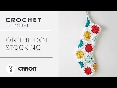 How to Crochet a Christmas Stocking | Hexagon Design