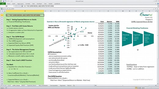 [搬运] How to calculate beta in CAPM and find expected return on a stock