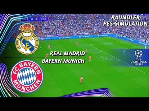 Real Madrid vs Bayern Munich | UEFA Champions League || UCL- Quarter-Final | PES 21 Simulation