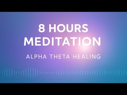 8 Hours of Deep Healing Sleep • Alpha Theta Waves for Relaxation & Stress Relief
