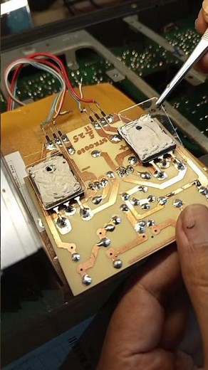 assembly mica insulator power amplifier