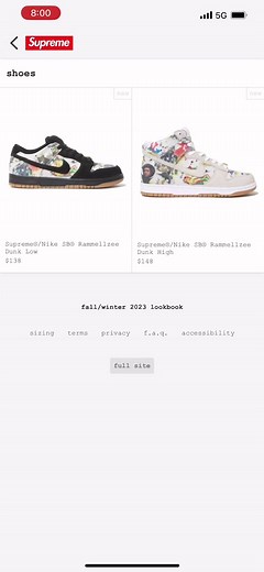 Supreme drop 2023 week 2 #supreme #hypebeast #supremeweek2 #rammellzeexsupreme #rammellzee #nikesbdunk #livecop #sneaker #supremedroplist #sbdunk
