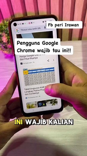 Pengguna Google Chrome harus seting seperti ini #tutorial #trikandroid #GoogleChrome | Peri Irawan