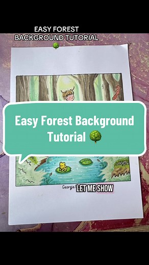 Easy Forest Background Tutorial for Colorists