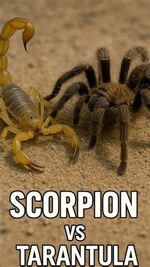 "Scorpion vs Tarantula: The Desert's Deadliest Duel!"
