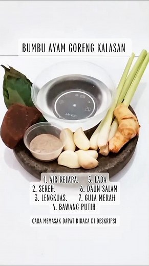 Bumbu Ayam Goreng Kalasan #masakanindonesia #belajarmasakyuk