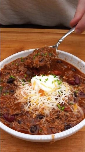 How to make smoked pulled pork chili