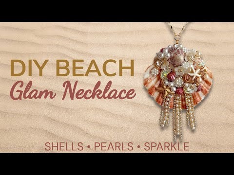 DIY Beach Glam Necklace | Vintage Style Jewelry Tutorial