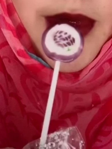 Relaxing ASMR Lollipop Eating Video