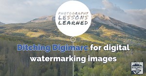 Ditching Digimarc, digital photo watermarking tools