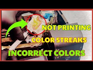 Fix Epson L3150 Printing Issues: Missing Ink, Color Banding & Streaks!