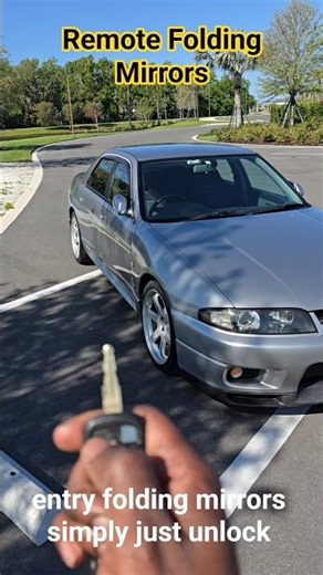 Remote Folding Mirrors is a Game Changer! #gtr #skyline #autech #gtrs