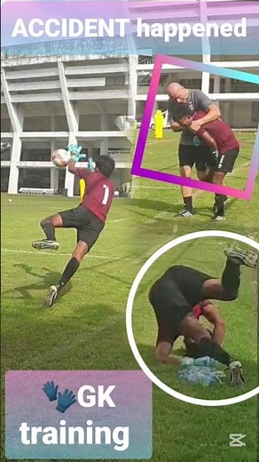 Goalkeeper training always ready in set-position / Have a look what happened! #goalkeeper
