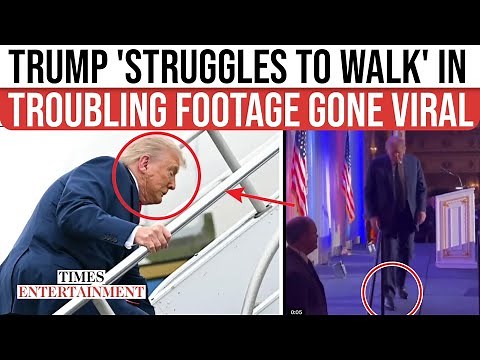 Trump Barely 'DRAGS LEG' In Clip Reshared On X; 2024 Vid Goes Viral Before Oval Office Announcement