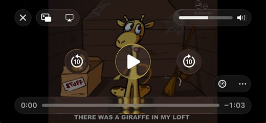 Giraffe In My Loft : Animated Music Video : MrWeebl
