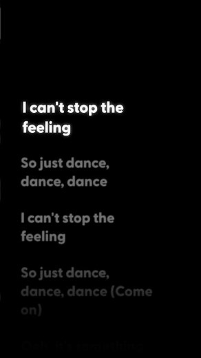 Justin Timberlake - CAN'T STOP THE FEELING! (lyrics)