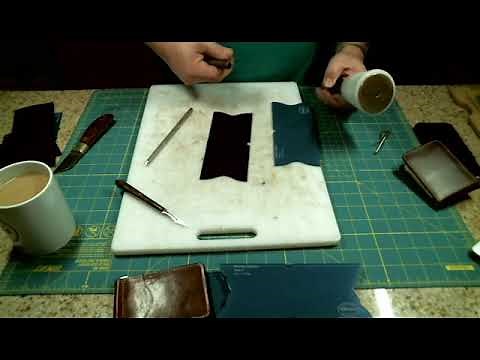 Making a Front Pocket "Money Clipper" wallet Pt 1