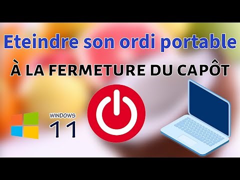 Eteindre son ordinateur portable à la fermeture du capot sous Windows 11