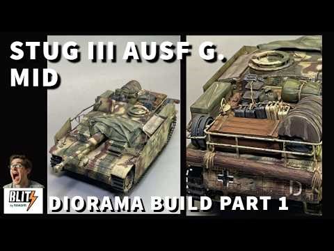 Stug III AUSF G MID BLITZ BY TAKOM KIT Diorama Build Part 1