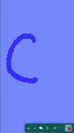 Alphabet Animation in Algodoo | Relaxing Sound Effects