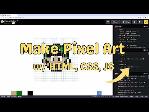 How to Make a Pixel Art Editor with HTML, CSS, and JavaScript