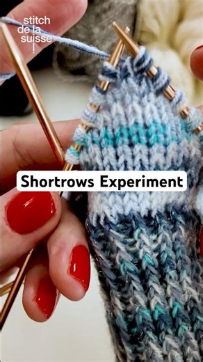 snowy mountain socks fail (short rows vs colorwork) ❄️🧦 #knitting