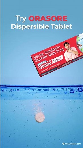 Orasore Dental Tablet | Tooth Pain Relief | Fast-Acting & Water Dispersible Tablet | #dentalpain