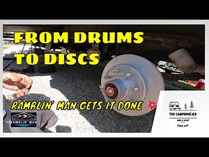 Disc Brake Installation Tutorial | Replace The Electric Drum Brakes!