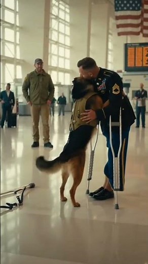 A Hero’s Welcome Home 🪖🐕 #heroes