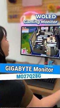 🔵 Meet the GIGABYTE MO27Q28G — next-level WOLED monitor built for gamers and creators 🎮✨ #allit