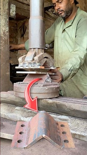 Perfect Clamp Shape Created with Hydraulic Press Machine in Seconds #hydraulicpress #clamp