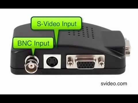 How to connect a CCTV Camera to a VGA monitor