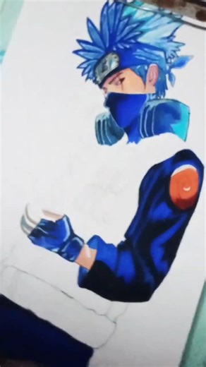 Part-1 kakashi art #shorts #youtubeshorts #chidori #kakashi #naruto #narutoshippuden #hokage #viral