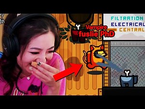 I made everyone BLEED OUT with the NEW VAMPIRE IMPOSTOR role in Among Us (custom mod)