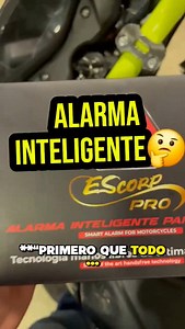 Protege tu moto sin complicarte. 🔐✨ Alarma inteligente con tecnología manos libres= tranquilidad en cada parqueada. Tecnología que te avisa, te cuida y te acompaña. . . #AlarmaInteligente #MotoSegura #TecnologíaParaTuMoto #Proximidad #MotoloversColombia | 𝙀𝙎𝘾𝙊𝙍𝙋. ꜱᴇɢᴜʀɪᴅᴀᴅ, ɪʟᴜᴍɪɴᴀᴄɪᴏɴ ʏ ᴀᴄᴄᴇꜱᴏʀɪᴏꜱ ᴘᴀʀᴀ ᴍᴏᴛᴏ.