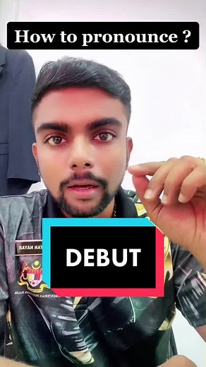 Debut Pronunciation Tips in English