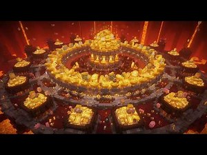 I built the ULTIMATE gold farm in survival MINECRAFT