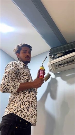 Work 🪛👍 #airconditioner #electrical #viral #automobile #acrepair #electrician #funny