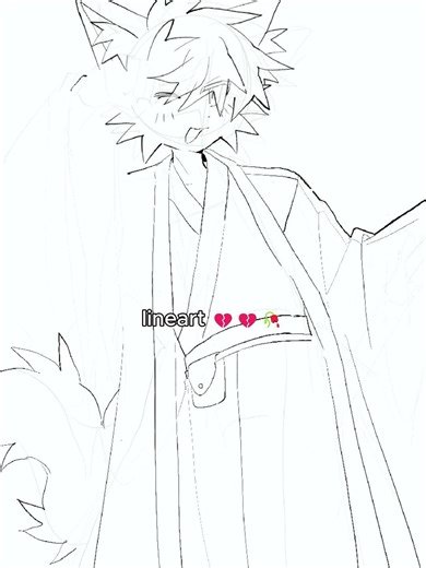 when the speedpaint is like 90% lineart