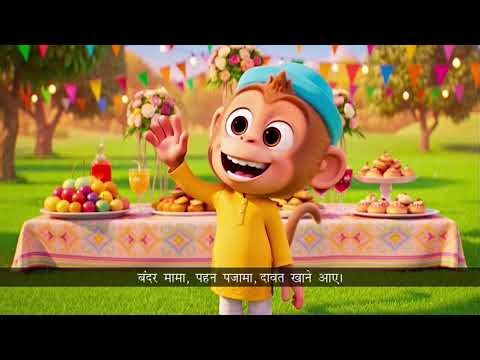 Ch 19 | Brillio Books | Rhymes B | Bander Mama | For children