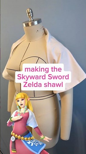 Skyward Sword Zelda Shawl Tutorial #cosplay