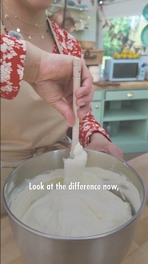 Nadia's hack for reviving overwhipped cream. #GBBO