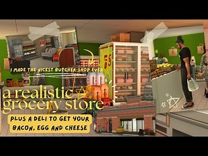 sleep as i ✨nostalgically✨ build a grocer, butcher & deli 🛒🥧🥩| sims 2 longplay w/ commentary #sims2