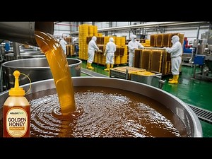 How Honey Is Made in Modern Factories 🍯 | Inside Honey Processing & Packaging