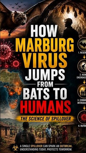 How Marburg Virus Jumps from Bats to Humans? The Science of Spillover! #marburg #marburgvirus