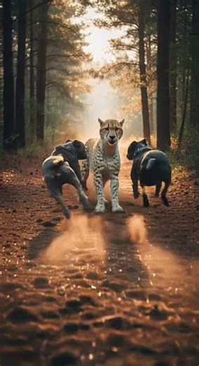 Cheetah’s Big Surprise! 😮 Watch This Amazing Cat Trick #MeowMeowTime #Meow #CatLovers