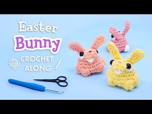 Easter Bunny Amigurumi - Live Crochet Along and FREE PATTERN