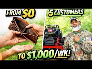 Starting a Lawn Care Business from Zero? How to Get Your First 5 Customers FAST!