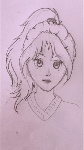 How to Draw a Cute Anime Girl ✨ Step-by-Step Drawing Tutorial